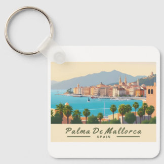 Porte-clés Palma de Majorque Espagne Pastel Travel