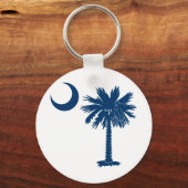 Porte-clés Palmetto bleu (Recto)