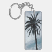 Porte-clés Palmier anneau photo tropicale (Devant gauche)