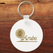 Porte-clés Palmier Aruba (Recto)