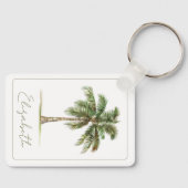 Porte-clés Palmier de Côte Personnalisé (Recto)