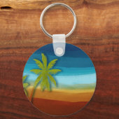 Porte-clés Palmier tropical (Recto)
