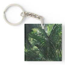 Palmier vert Kaychain
