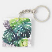 Porte-clés Palmiers à crémaillère - Feuille fractionnée (Dos)