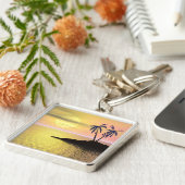 Porte-clés Palmiers couchés (Côté)