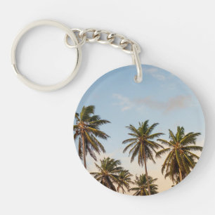 Porte-clés Palmiers de vacances tropicaux