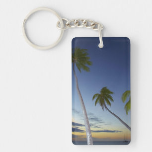 Porte-clés Palmiers et coucher de soleil, Plantation Island R