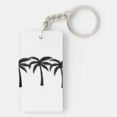 Porte-clés Palmiers tropicaux (Dos)