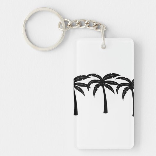 Porte-clés Palmiers tropicaux (Devant)