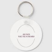 Porte-clés Palmiers tropicaux couchés de soleil (Verso)