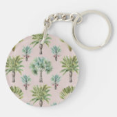 Porte-clés Palmiers verts mélangés (Dos)