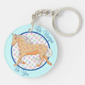 Porte-clés Palomino orange (bleu/violet) (Dos)