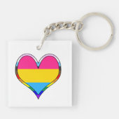 Porte-clés Pan Pride Heart (Dos)