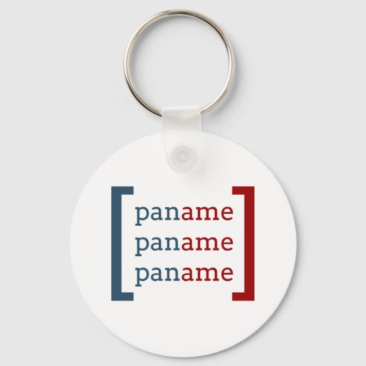 Porte-clés Paname (Recto)