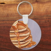 Porte-clés Pancakes Shortstack Petit-déjeuner Peinture (Recto)