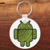 Porte-clés Pancho Doodle Character pour le robot Android™ (Recto)
