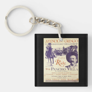 Porte-clés Pancho Villa 🔥 Héros Général Mexicain