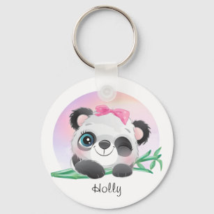 Porte-clés Panda Bamboo, un animal mignon