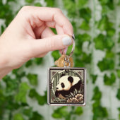 Porte-clés Panda Bear Art Déco (main)