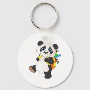 Porte-clés Panda Bear avec sac à dos