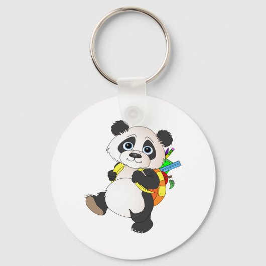 Porte-clés Panda Bear avec sac à dos (Recto)