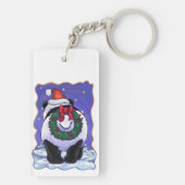 Porte-clés Panda Bear Noël (Dos)