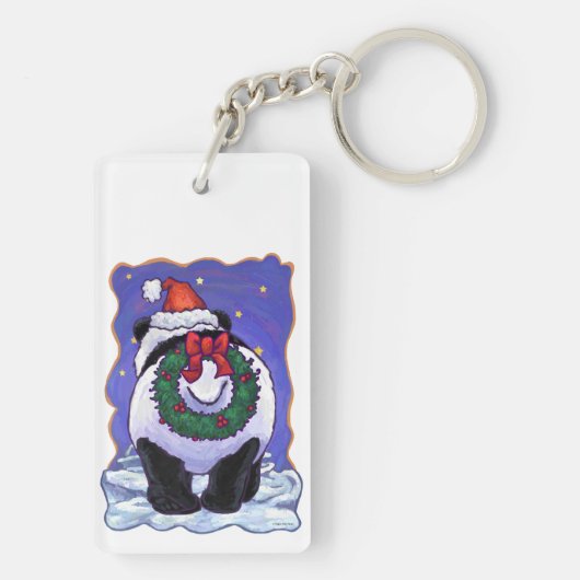 Porte-clés Panda Bear Noël (Dos)