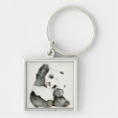 Porte-clés Panda bébé | Cute & Furry (Devant)