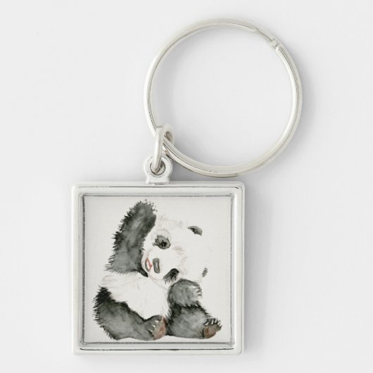 Porte-clés Panda bébé | Cute & Furry (Devant)