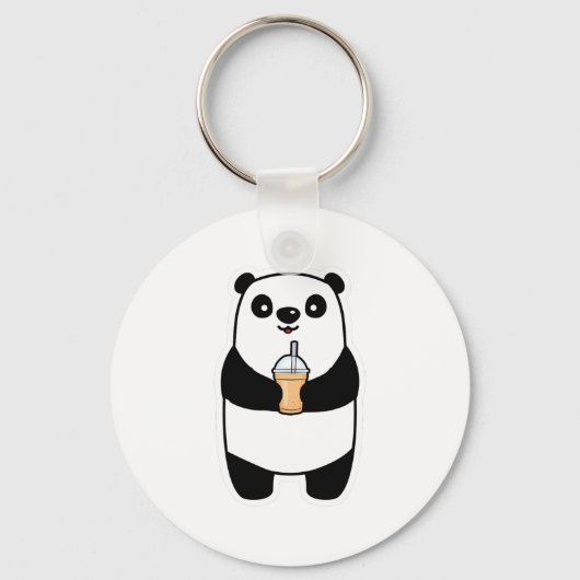Porte-clés Panda Bubble Tea (Recto)