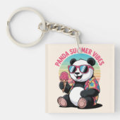Porte-clés Panda Cool Été Glace Enfant (Devant)