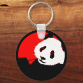Porte-clés panda. couleur cercle personnalisable. (Recto)
