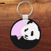 Porte-clés panda. couleur cercle personnalisable. (Recto)