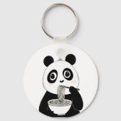 Porte-clés Panda Cute Manger Des nouilles Udon (Recto)