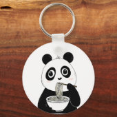 Porte-clés Panda Cute Manger Des nouilles Udon (Recto)