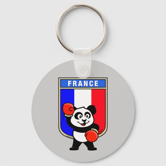Porte-clés Panda de boxe (Recto)