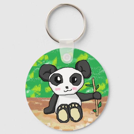 Porte-clés panda de dessin animé mignon (Recto)