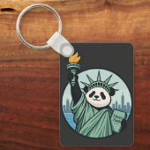 Porte-clés Panda de la Liberté (Recto)