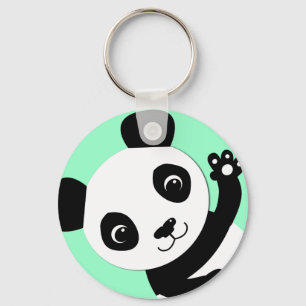 Porte-clés Panda de ondulation
