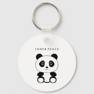 Porte-clés Panda de paix intérieure