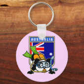 Porte-clés Panda De Plongée Australienne (Recto)