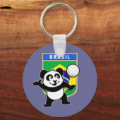 Porte-clés Panda de volley-ball au Brésil (Recto)