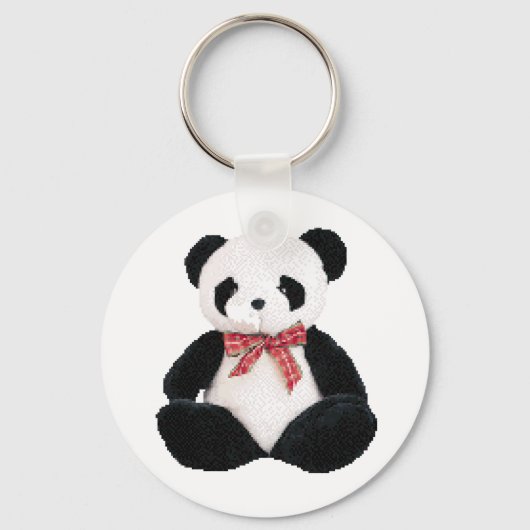 Porte-clés Panda farci Cute (Recto)
