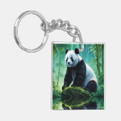 Porte-clés Panda géant dans la forêt de Bamboo (Devant gauche)