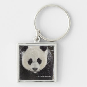 Porte-clés Panda géant dans la neige