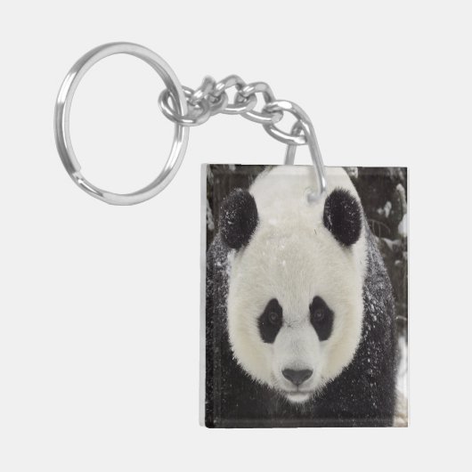 Porte-clés Panda géant en neige (Devant gauche)