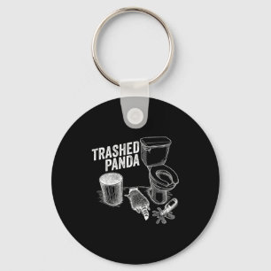Porte-clés Panda ivre détruit drôle Mème Amateur d'alcool