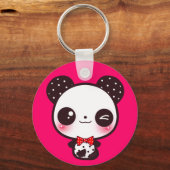 Porte-clés Panda Kawaii (Recto)