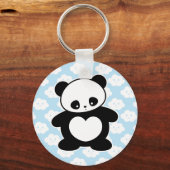 Porte-clés Panda Kawaii (Recto)