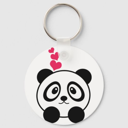 Porte-clés Panda Love (Recto)